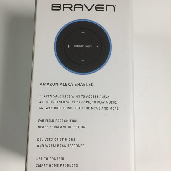 NEW Braven Vale Alexa-Enabled WIFI 360 Audio Smart Speaker - Picture 4 of 7